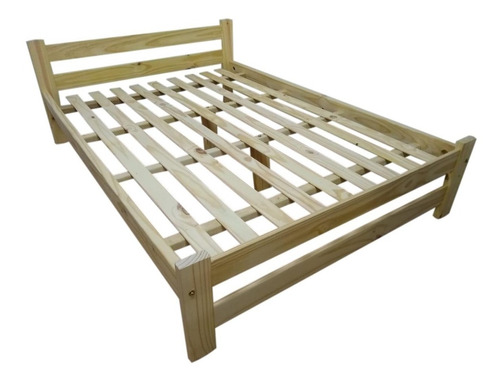 Cama De Pino 1.30 Mt 2 Plazas