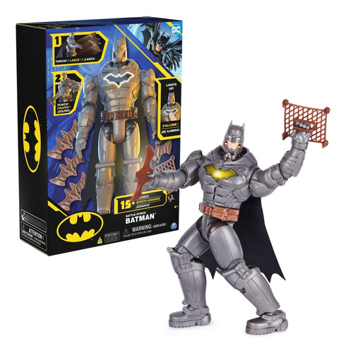 Dc Comics, Battle Strike Batman - Figura De Acción De 12 P.