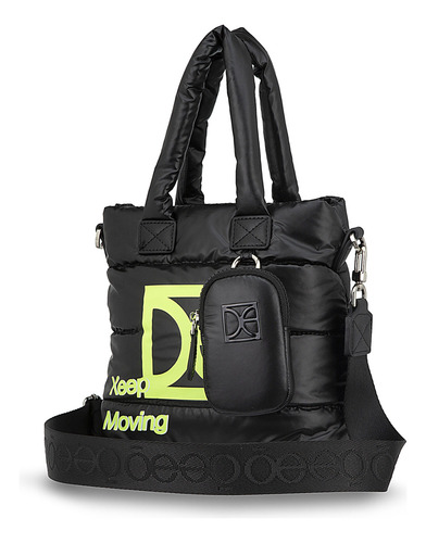 Bolsa Tote Cloe Ofrani Chico Color Negro