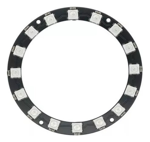 Módulo Led Rgb 5050 Endereçável 16 Bits Ws2812 Arduino
