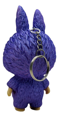 3 Llaveros Plástico Estilo Labubu Themonsters Color Sorpresa Sorpresa