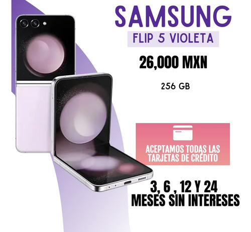 Galaxy Z Flip5 512gb Lavanda Violeta (Usado)