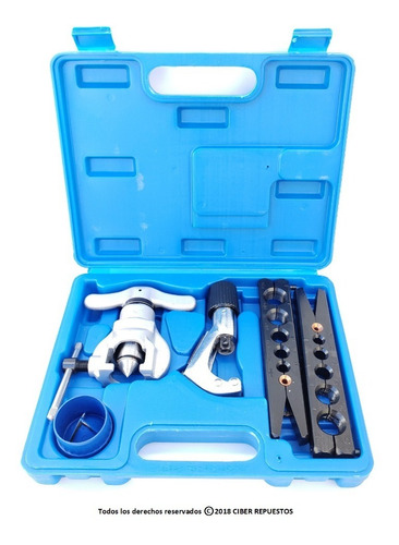 Kit Pestañadora Excentrica, Escariador Y Cortadora Caño