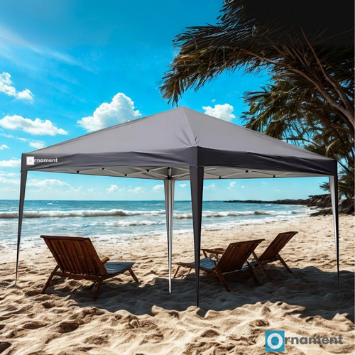 Gazebo Tenda Dobrável 3x3 Metros Articulado Azul Ornament To-3