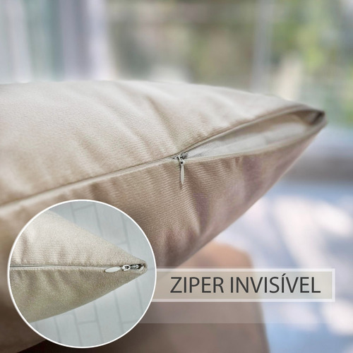 Kit 2 Capa Almofada Veludo Luxo Sofa Sala 45x45 Cores Lisa