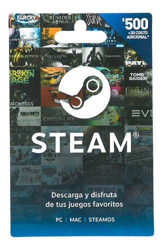Tarjeta De Regalo Steam $530