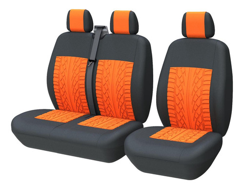 Funda De Asiento Tipo Butaca, Protector De Asiento Naranja