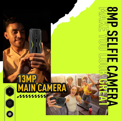 Ulefone Armor X12 Pro Celulares 8gb+64gb Octa-core 4860mah 5,45 Hd+ Cámara 13mp Android 13 Telefono Movil Golpes Gps/nfc/dual Sim