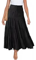 Comprar Falda De Tul Falda Larga Falda Bohemia Negra Para Mujer