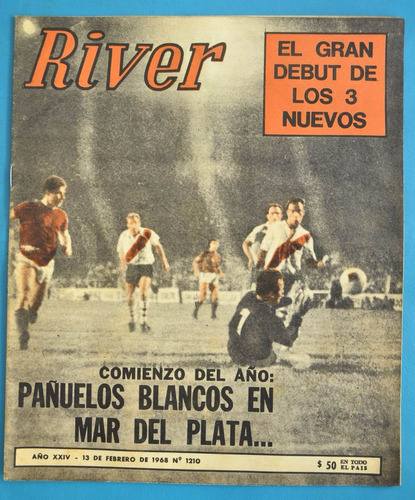 Revista River N 1210 Mar Del Plata Angel Labruna 1968