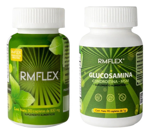 Rmflex + Glucosamina 120 Cap Lo Mejor Para Articulaciones
