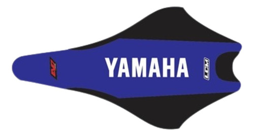 Funda Asiento Yamaha Azul Negro Letra Blanca Yfz 450r Lcm