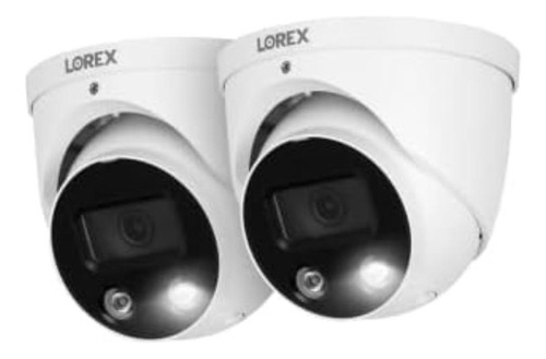 Cámara Domo Ip Disuasión Inteligente Lorex E893dd-2pk-w 4k