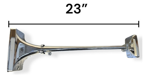 Kit De Cornetas P/ Claxon Hadley Metálicas Cuadradas Camión