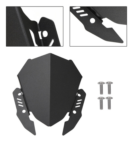 Parabrisas For Yamaha Mt-15 18-23 Mt-125 20-21 Negro