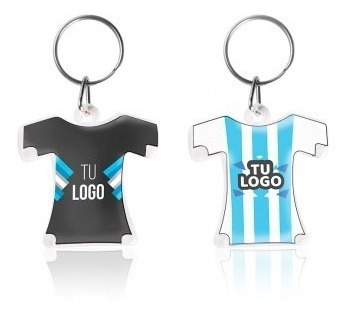 Imagen 4 de 7 de Llavero Camiseta Futbol Porta Foto Souvenir Publicitario X50