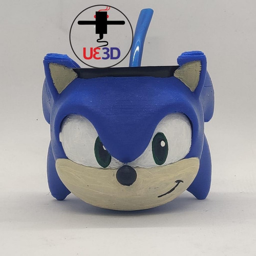 Mate Sonic Impreso En 3d