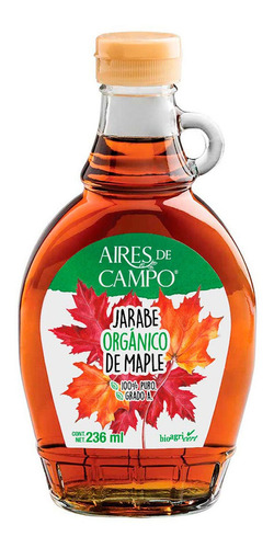 Jarabe Aires De Campo De Maple Orgánico 236ml