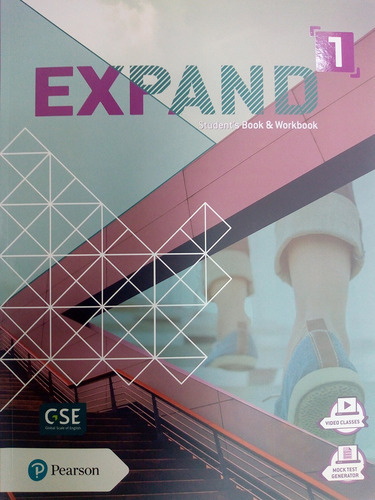 Expand 1 Students Book & Workbook, de Vianna. Editora Pearson Education do Brasil S.A., capa mole em inglês, 2019