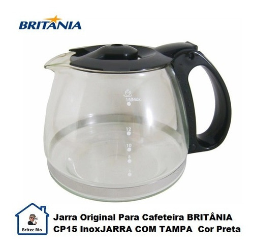 Jarra Original Para Cafeteira 15 Xícaras Britânia Cp15 Inox