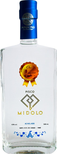 Pisco Acholado Midolo 500ml De Arequipa