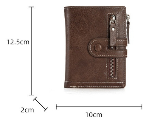 Billetera Pequeña Para Cartera De Cuero Con Múltiples Tarjet