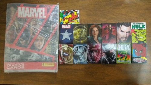 Coleccionador Vacío Marvel Trading Cards Más Set Completo De