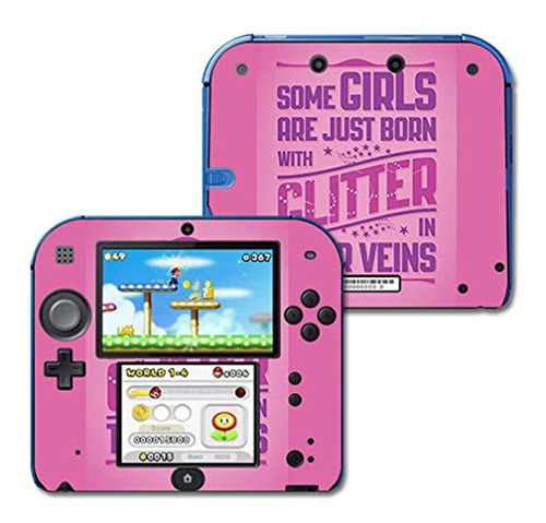 Skin Mightyskins Compatible Con Nintendo 2ds - Glitter Girls