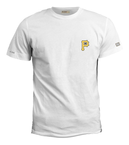 Camiseta Pittsburgh Pirates Logo Beisbol Hombre Phc