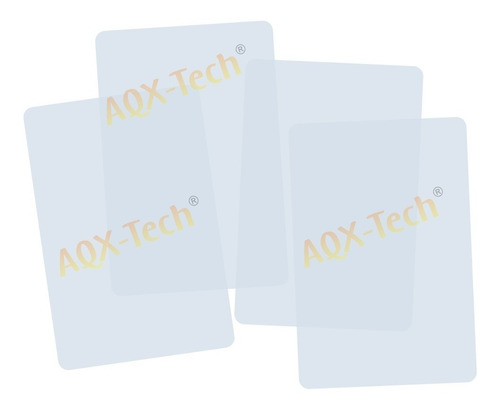 Tarjetas Plásticas Transparentes De Pvc Sublimables Aqx X100