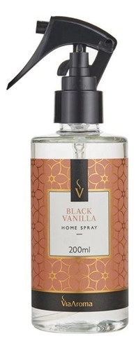 Home Spray Black Vanilla 200ml - Via Aroma(spray)
