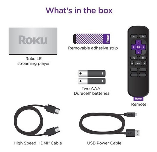 Imagen 2 de 3 de Roku Le Hd Streaming Netflix Disney Smart Tv Tienda Chacao