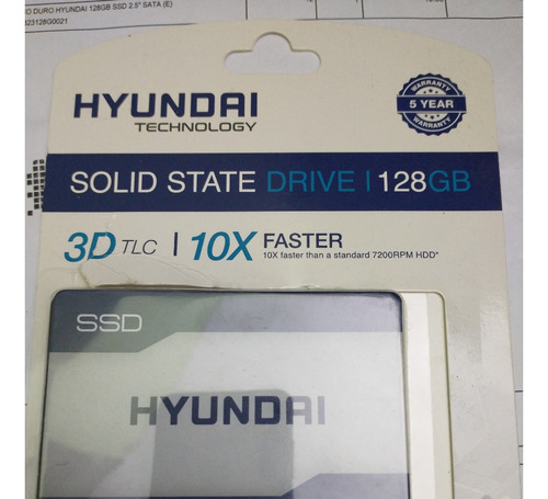Ssd,  Disco Duro Solido, Hyundai 128 Gb