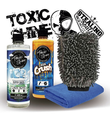 Toxic Shine | Kit Combo Lavado | Básico #40 | Shampoo + Cera