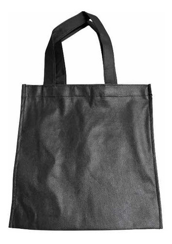 Bolsa Ecológica Pop Tamaño 30x30 Cms. Negro Docena