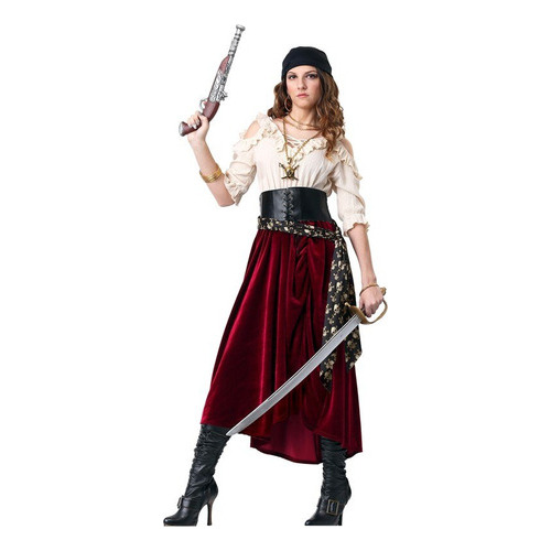 Disfraz Caribbean Jack Sparrow Para Mujer