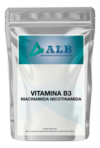 Niacina Vitamina B3 100 Gr Alb