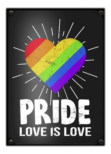 #992 - Cuadro Decorativo - Love Lgtb Orgullo Amor Poster 