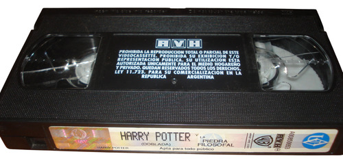 Vhs Harry Potter Y La Piedra Filosofal (Usado)