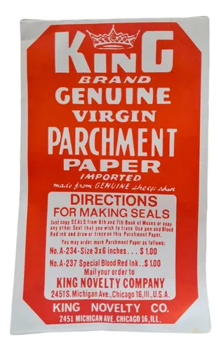 Papel Pergamino King Brand X2