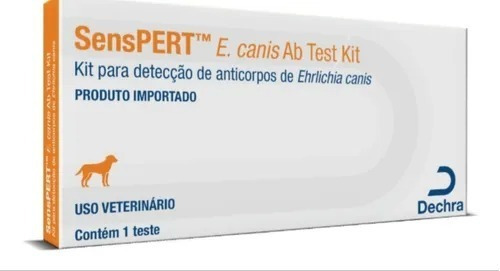 Kit Cinomose 1 Teste Senspert  - Vencofarma/dechra Cor Branco Liso