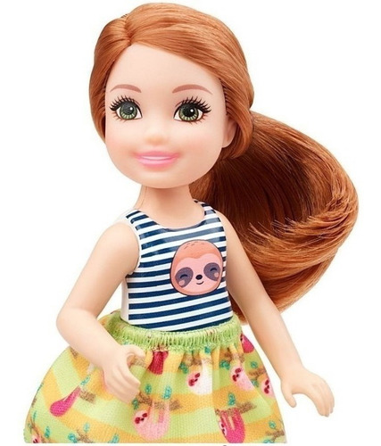 Imagem 4 de 7 de Boneca Barbie Club Chelsea Cabelo Ruivo Ms