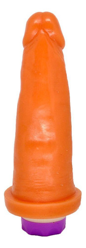 Pênis Bambino Em Silicone Com Vibro 17 X 4 Cm - Pele