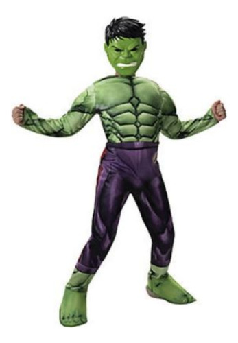 Disfraz De Hulk Talla 8-10 Años