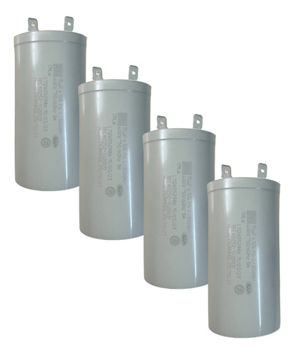 Kit 4x Capacitor 15uf 400v Weg Consul Brastemp Electrolux