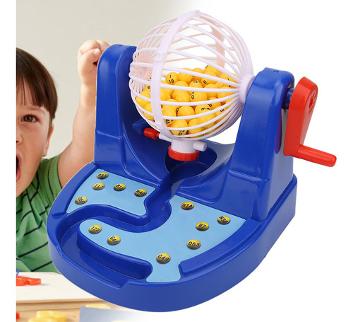 Mini Máquina De Bingo Para Niños Juego De Mesa Divertido