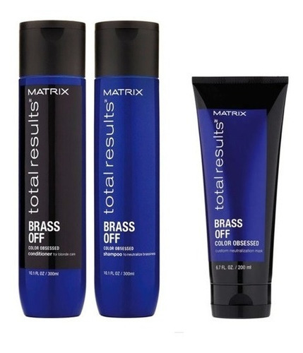 Shampoo Acondicionador Y Mascara Brass Off  Matrix