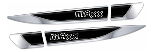 Adesivo Aplique Resinado Para Chevrolet Celta Maxx 19586 Cor Cromado