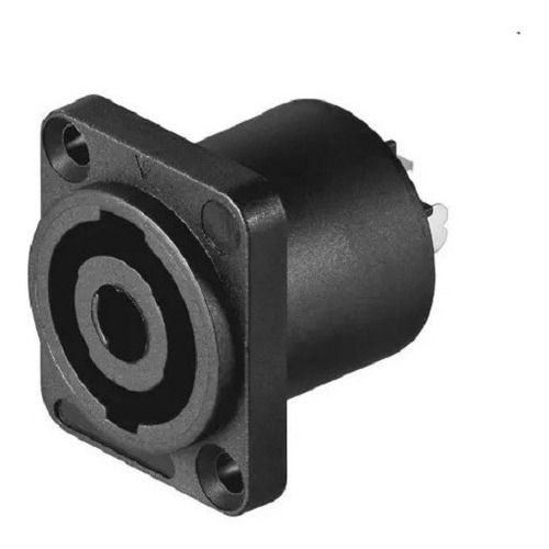 Imagen 1 de 4 de Conector Ficha Speakon Hembra 4 Contactos Para Chasis