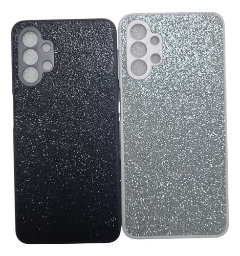 Funda De Brillo Para Samsung A13 A23 Negro